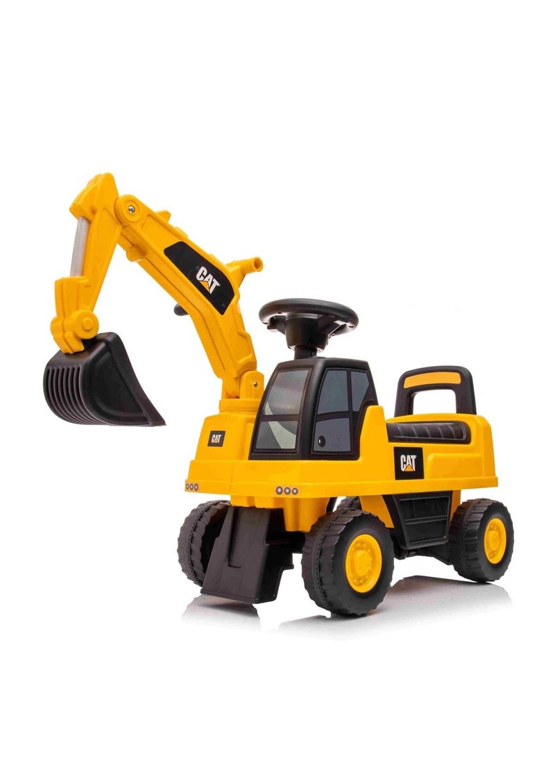 CAT Excavator Ride-On CAT Licensed Construction Digger With Music  - Image 1