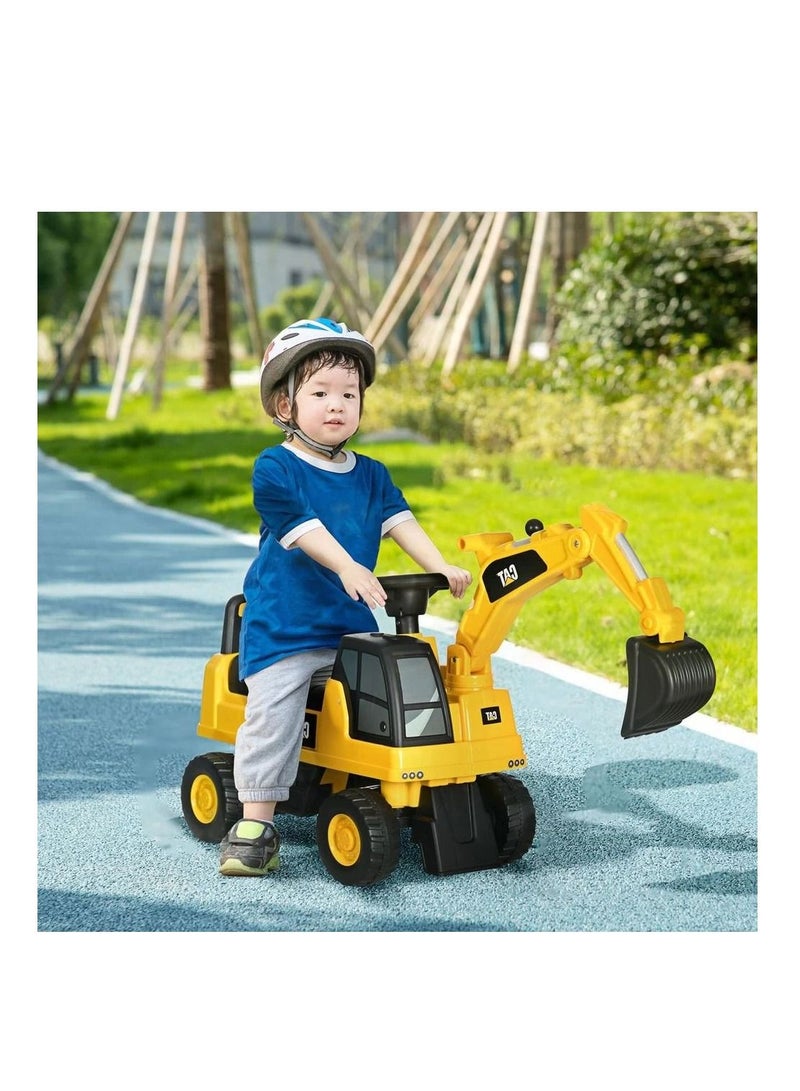 Excavator Ride-On CAT Licensed Construction Digger With Music