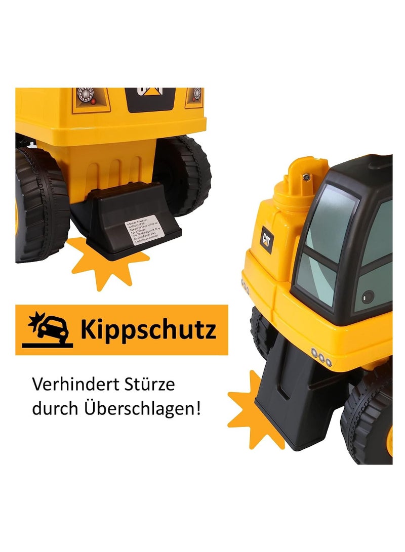 Excavator Ride-On CAT Licensed Construction Digger With Music