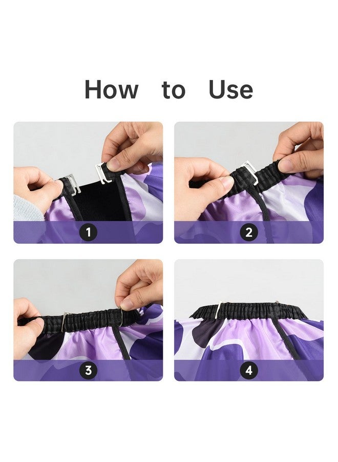 فهانير عباءة احترافية لقص الشعر من FaHaner، عباءة حلاقة مقاومة للماء للرجال، مصنوعة من البوليستر، عباءة تصفيف الشعر مع رقبة مرنة وإغلاق قابل للتعديل، عباءات قص الشعر في الصالونات المنزلية ومحلات الحلاقة - Image 5