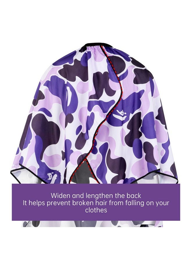 فهانير عباءة احترافية لقص الشعر من FaHaner، عباءة حلاقة مقاومة للماء للرجال، مصنوعة من البوليستر، عباءة تصفيف الشعر مع رقبة مرنة وإغلاق قابل للتعديل، عباءات قص الشعر في الصالونات المنزلية ومحلات الحلاقة - Image 4