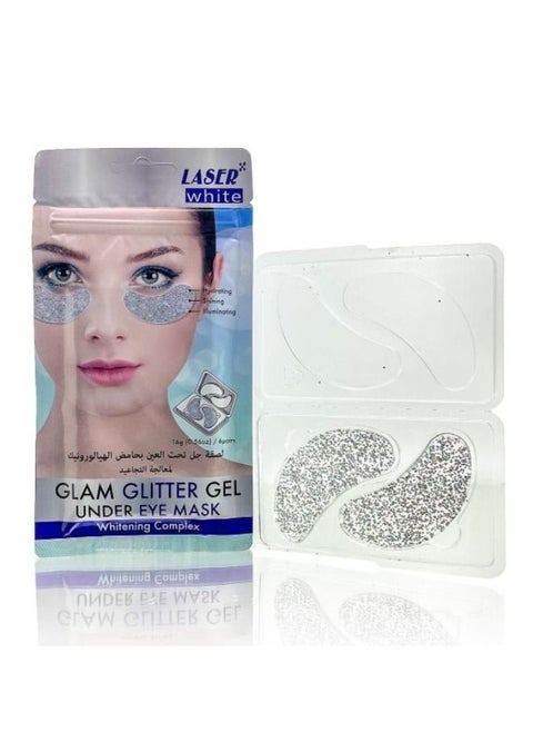 Glam glitter gel under eye mask  6 Pairs x 16 g