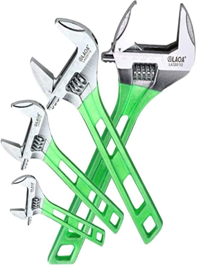LAOA Adjustable Wrench, Adjustable Wrench Set, Multifunctional Bathroom Pipe Wrench Plumbing Repair Tool Hand Tool (set) - Image 1