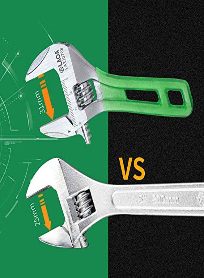 LAOA Adjustable Wrench, Adjustable Wrench Set, Multifunctional Bathroom Pipe Wrench Plumbing Repair Tool Hand Tool (set) - Image 3