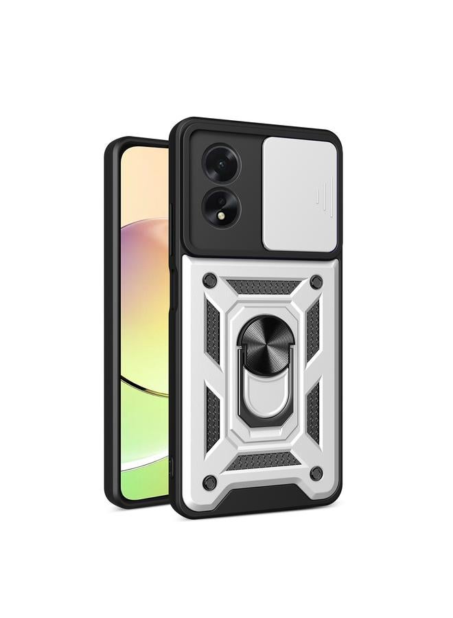 S-TOP Case For OPPO A38 4G Global Sliding Camera Cover Design TPU Hybrid PC Phone Case - Image 1