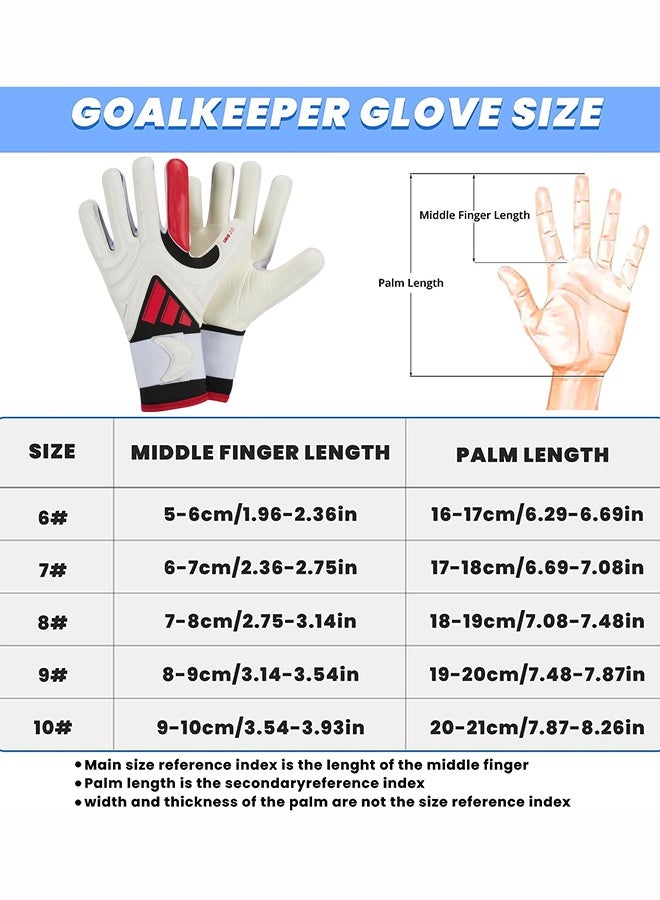 AACHEN Football Training Professional Pro Fingersave Goalkeeper Gloves - Image 2