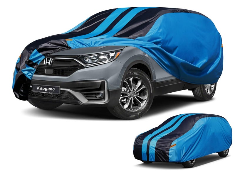 Kaugung Car Cover Waterproof Custom Fit Honda CRV19952025 Full Exterior Cover for Automobiles Lightweight Resistant Outdoor Sun UV Rain Dust Snow Wind Protection