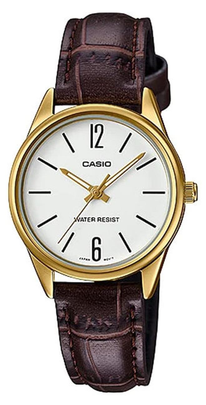 CASIO ساعة انالوج جلدية LTP-V005GL-7BUDF - Image 1