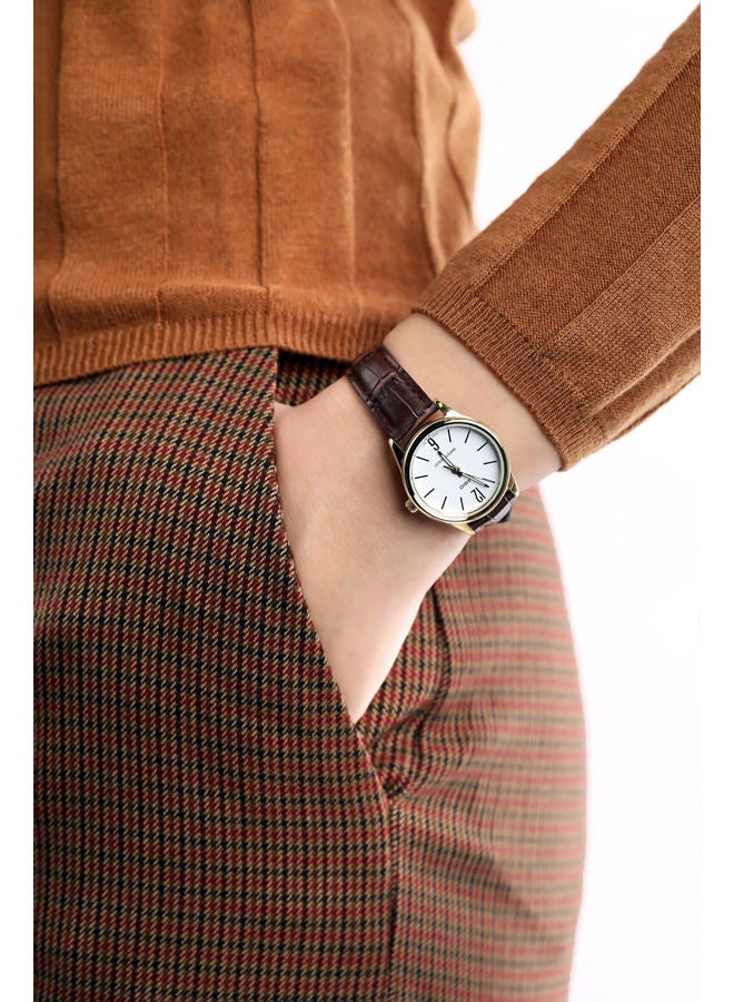 CASIO ساعة انالوج جلدية LTP-V005GL-7BUDF - Image 3