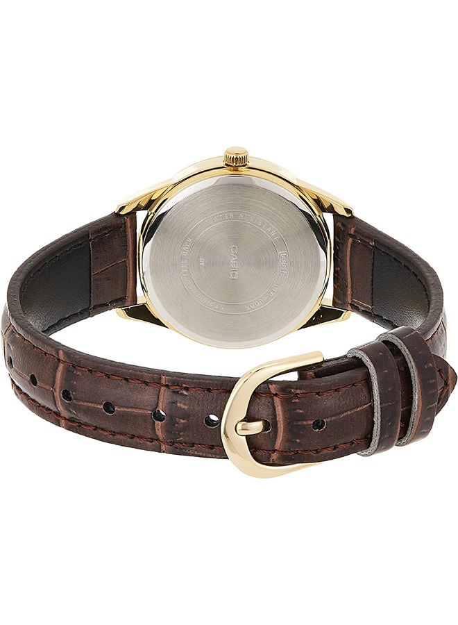 CASIO ساعة انالوج جلدية LTP-V005GL-7BUDF - Image 2