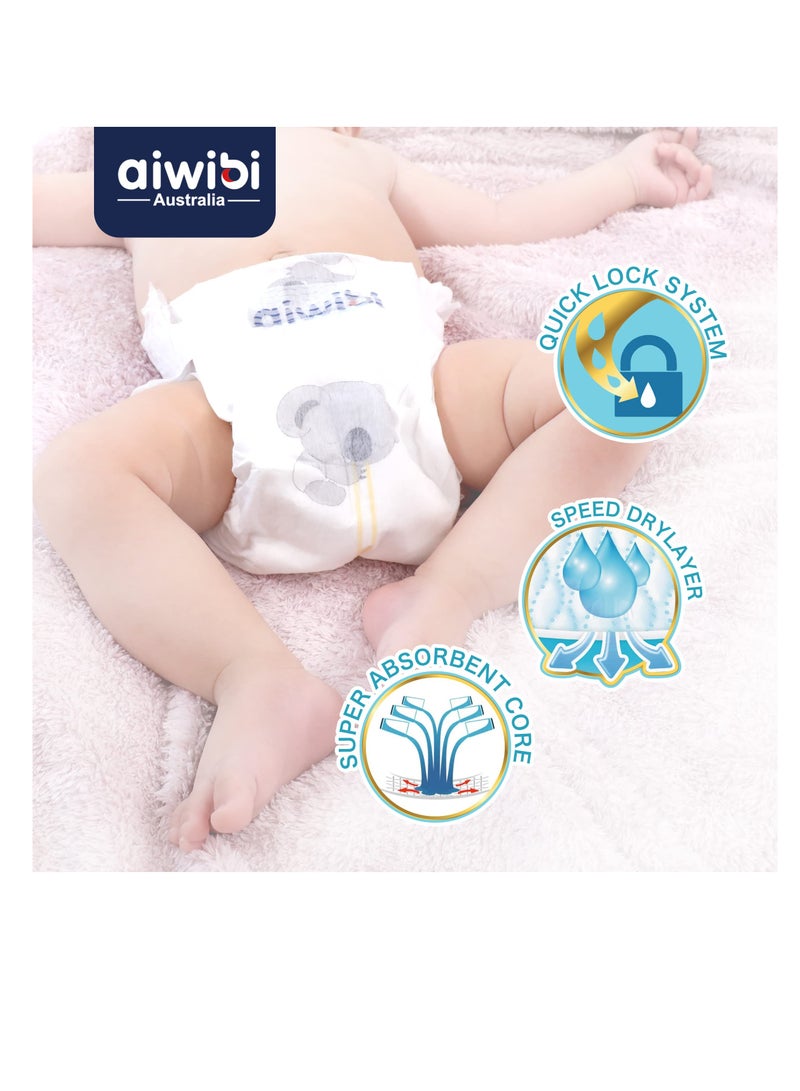 aiwibi Ultra-Thin Premium Baby Pants Diaper- Size (4) Large 24 Pcs (9-24kg) Super Soft and Ultra Thin ,Anti-irritation Pants Baby Nappy Pants, Super Absorption, 360 Stretchy Waistband - Image 2