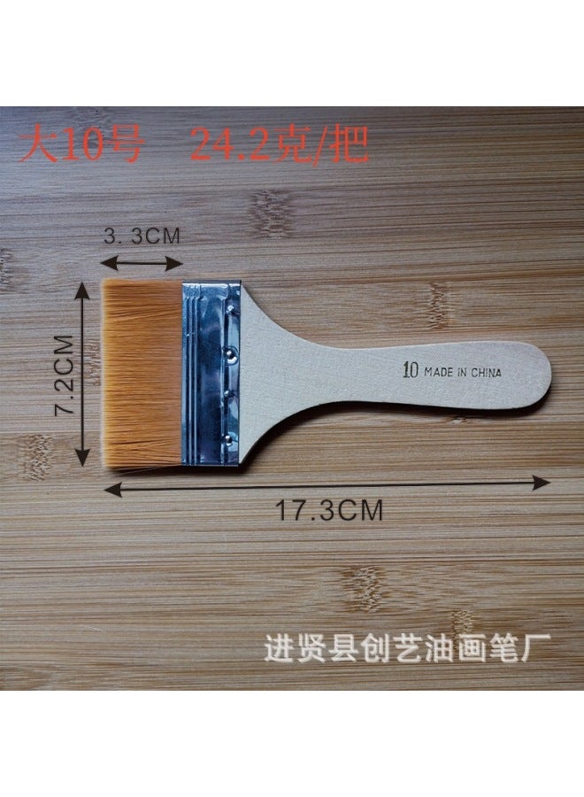 Chuangyi Brush 1-12 Nylon Oil Painting Brush Small Brush Oil Painting Brush Nylon Wool Brush Nylon Brush Barbecue Brush - Image 1