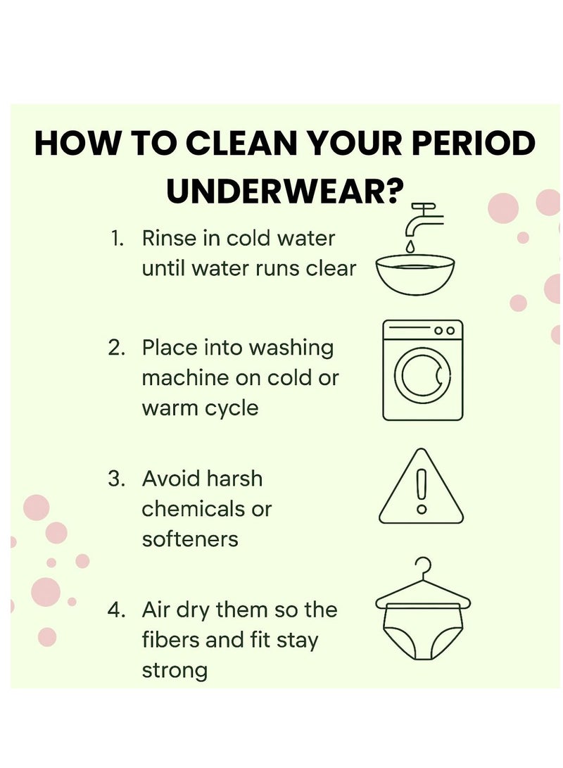 bodi fresh Women's Leakproof Thong Period Underwear – Light Flow, Invisible Fit, Breathable & Comfortable - Image 5