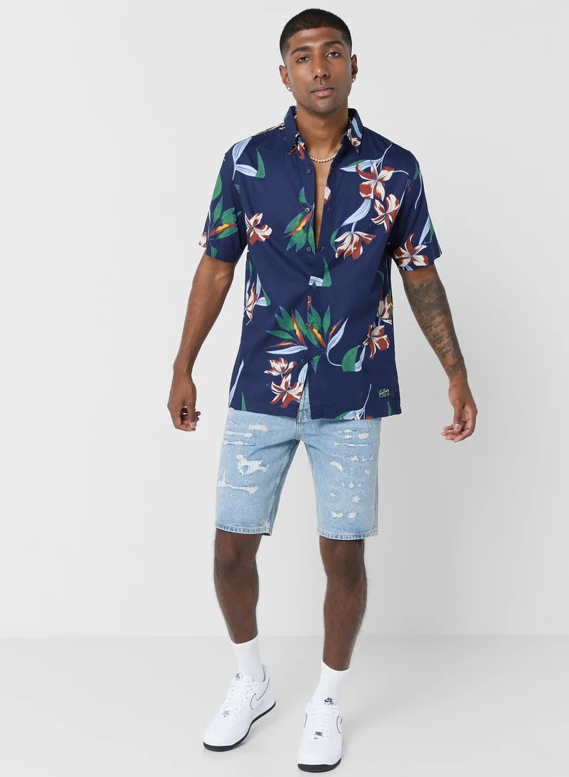 Superdry Vintage Hawaiiand Regular Fit Shirt
