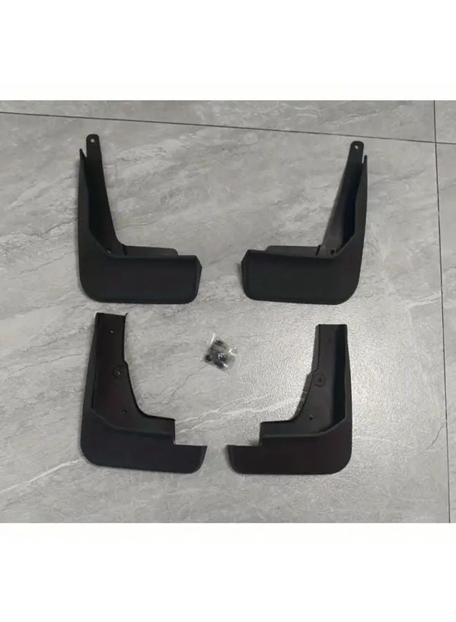 4Pcs Black Mud Flaps For Chery Jetour X70PLUS 2021 2025 Durable PP Scratch Resistant - Image 1