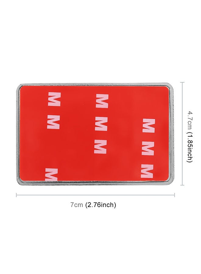 NIBEMINENT USA Flag Rectangle Shape VIP Metal Decorative Sticker - Image 2