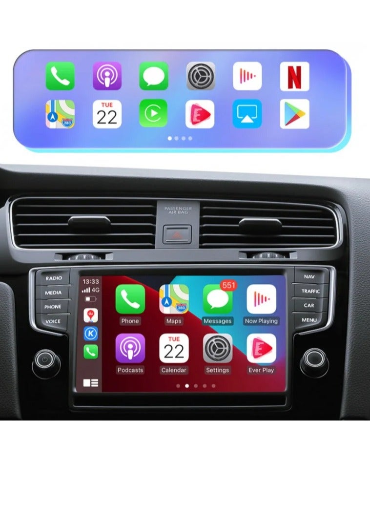 كار لينكيت برو 8+128 جيجابايت محول كاربلاي السيارة السلكي الى كاربلاي لاسلكي تابلت بنظام اندرويد 13 - Image 3