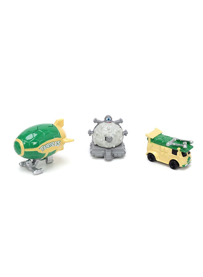 JADA Ninja Turtles 3 Pack Nano Cars - Image 5
