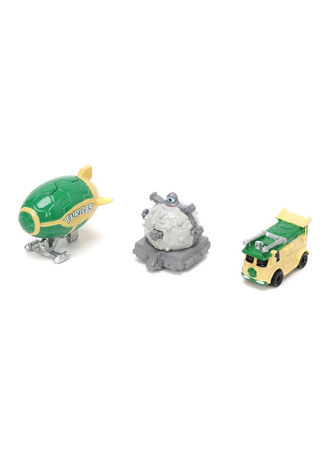 JADA Ninja Turtles 3 Pack Nano Cars - Image 4