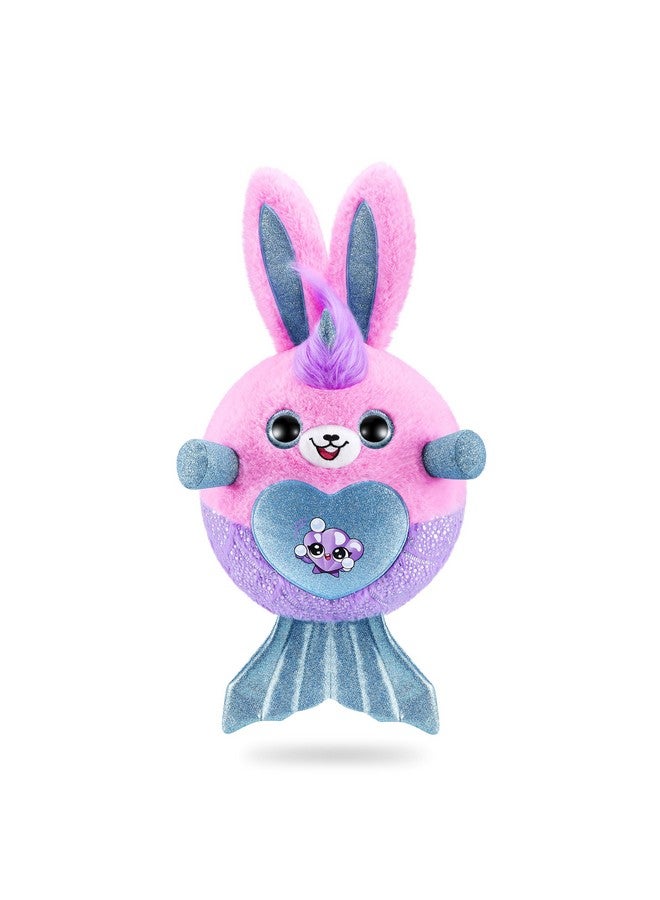 Rainbocorns Rainbocorns Mermaidcorn (Bunny) by ZURU, Collectible Plush, Mermaid Surprises, Cuddle Plush Stuffed Animal, Surprise Egg, Stickers, Magic Sands & Bubble Mixture, for Girls 3+ Up - Image 3