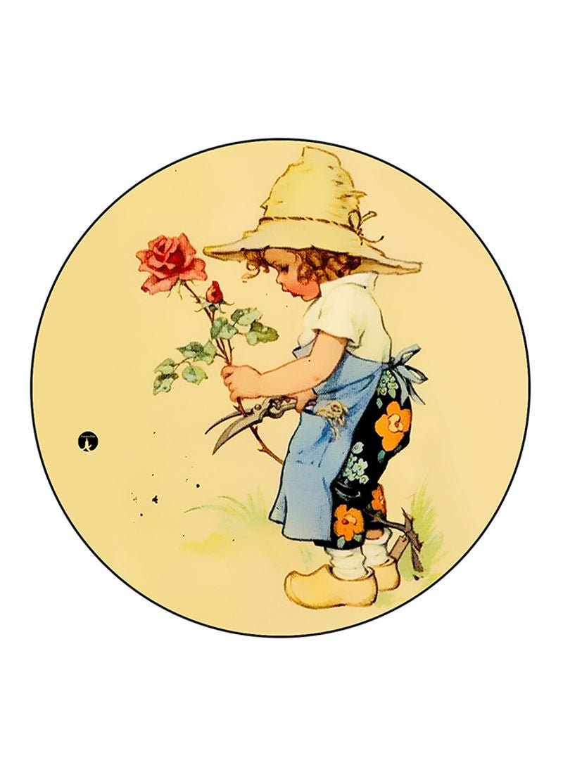 RKN Vintage Art Printed Fridge Magnet Multicolour - Image 1