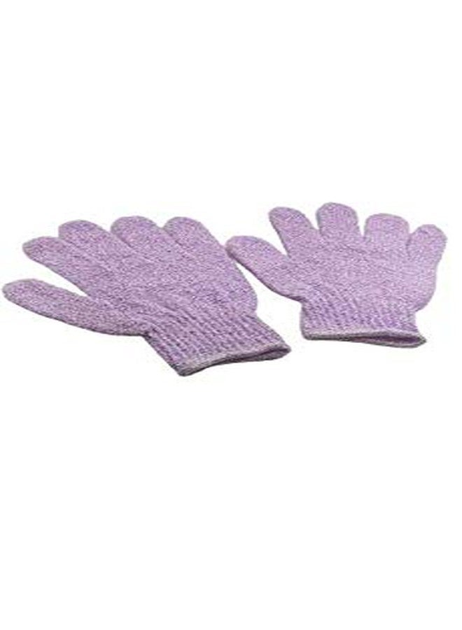 BRUSHMAN Exfoliating Dual Texture Bath Gloves for Shower, Spa, Massage and Body Scrubs, Dead Skin Cell Remover, Gloves with hanging loop (1 Pair Heavy Glove) (white) - Image 3