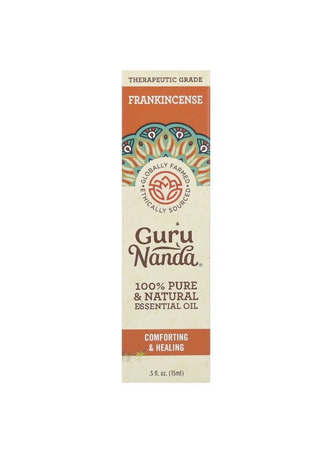 GuruNanda GuruNanda, 100% Pure & Natural Essential Oil, Frankincense, 0.5 fl oz (15 ml)  - Image 2