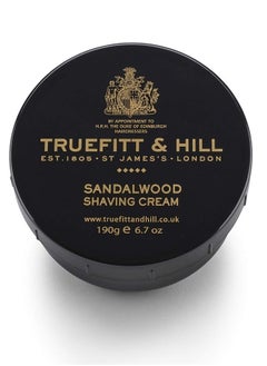 Truefitt & Hill Shaving Cream Bowl - Sandalwood | Smooth Glide for Incredibly Close, Yet Comfortable Hydrating Shave, 6.7 ounces  - Image 2