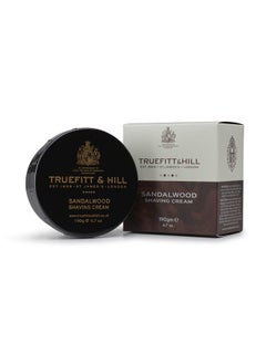 Truefitt & Hill Shaving Cream Bowl - Sandalwood | Smooth Glide for Incredibly Close, Yet Comfortable Hydrating Shave, 6.7 ounces  - Image 1