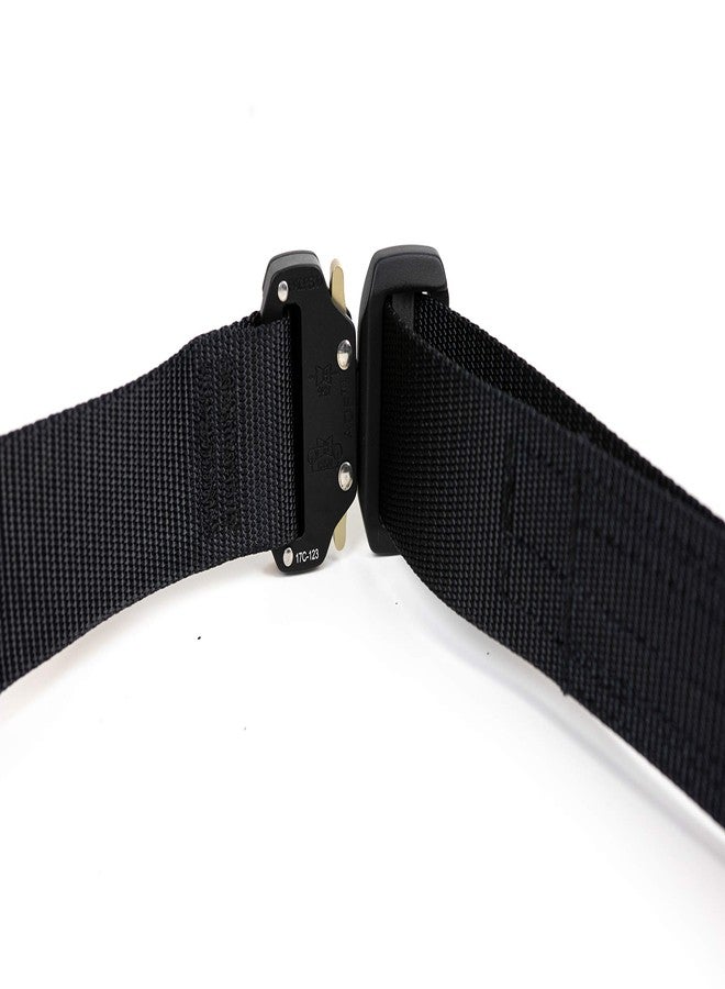 Fusion Tactical Military Police Riggers Belt Type A Black Large 38-43"/1.75" Wide - Image 4