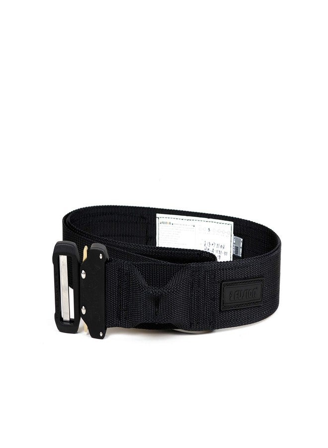 Fusion Tactical Military Police Riggers Belt Type A Black Large 38-43"/1.75" Wide - Image 3
