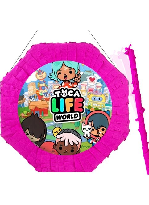 Parti Dükkanım - My Party Shop Toca Boca Pinata 42 cm + Stick - Image 1