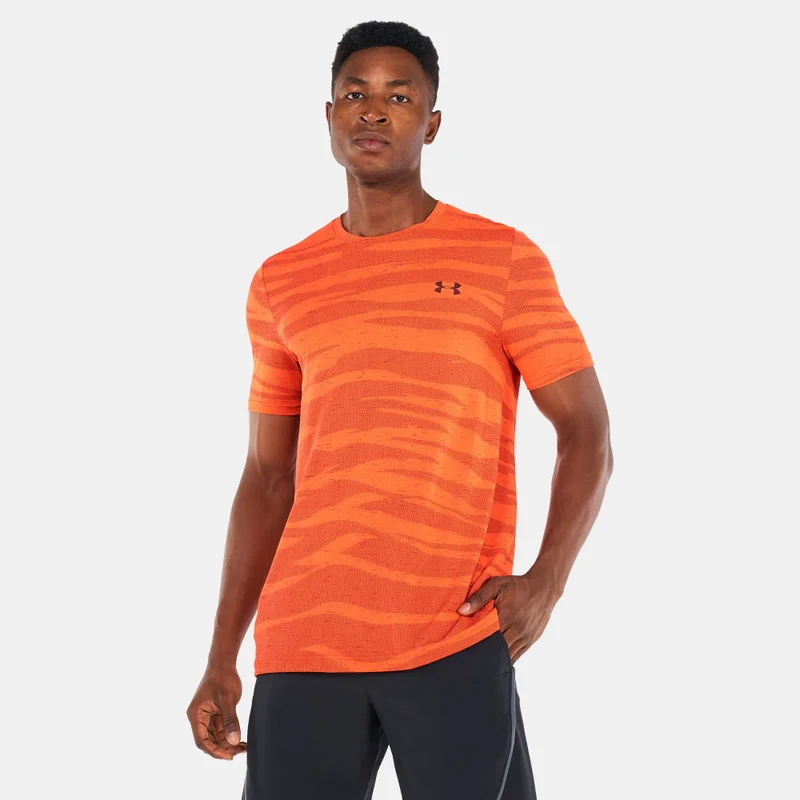 اندر ارمر تيشيرت رجالي موجة بدون خياطة