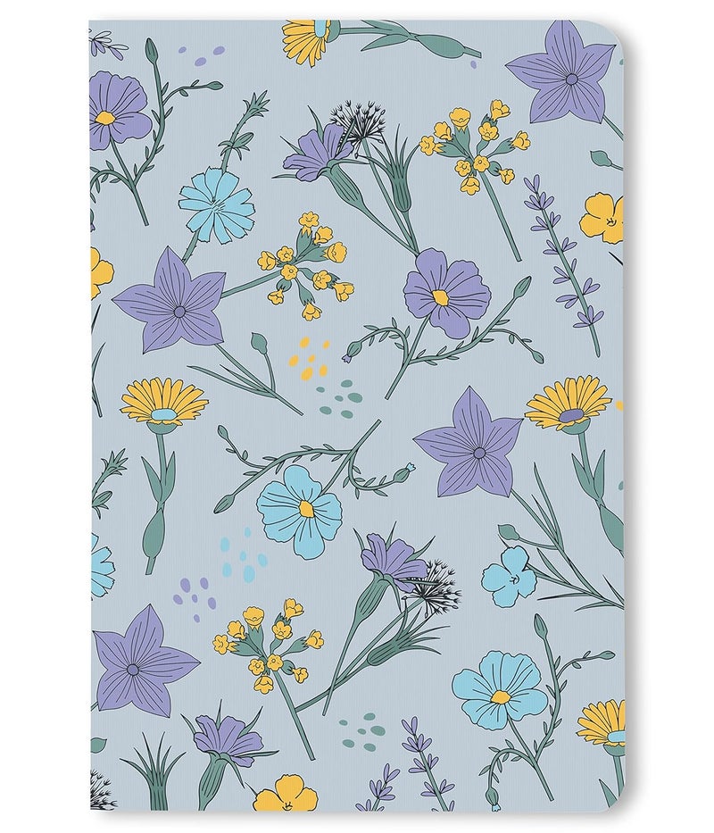 BOUND N FOUND 100 GSM A5 Notebook: 160 Pages (Floral) - Image 1