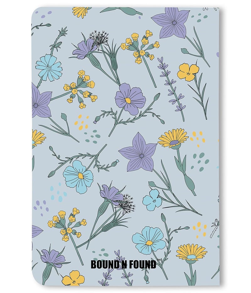 BOUND N FOUND 100 GSM A5 Notebook: 160 Pages (Floral) - Image 5