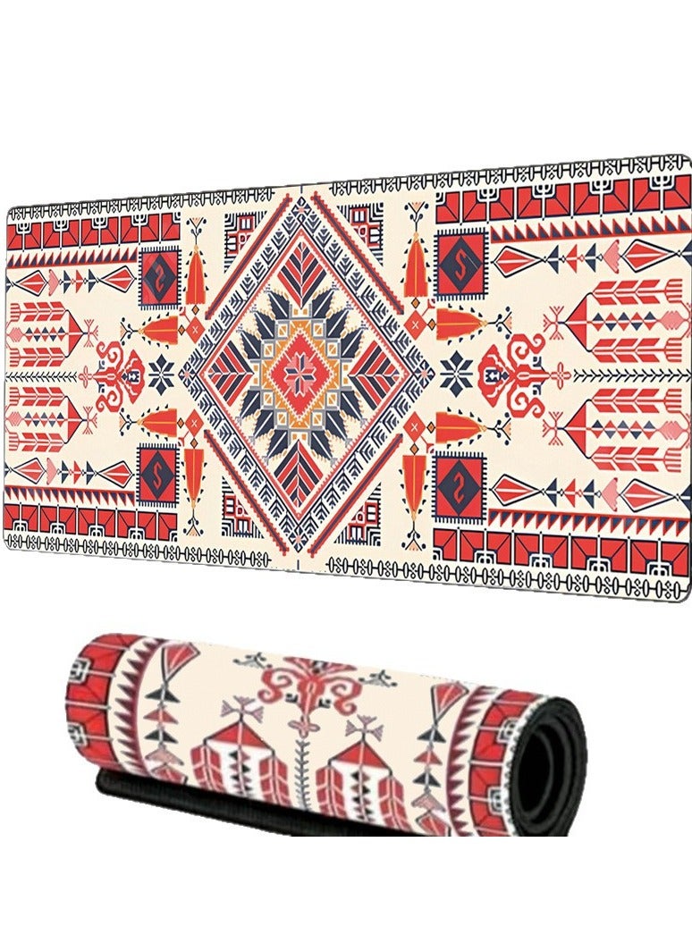 Large Desk Mouse Pad, Waterproof Gaming Mouse Pad, 900 x 400 x 3mm, Gaming Mouse Pad, XXL Desk Pad, Non-Slip Desk Pad, XL Gaming Mouse Pad, Thick Rubber Desk Pad Mouse Pad for Gaming, Office and Home Use - Image 1