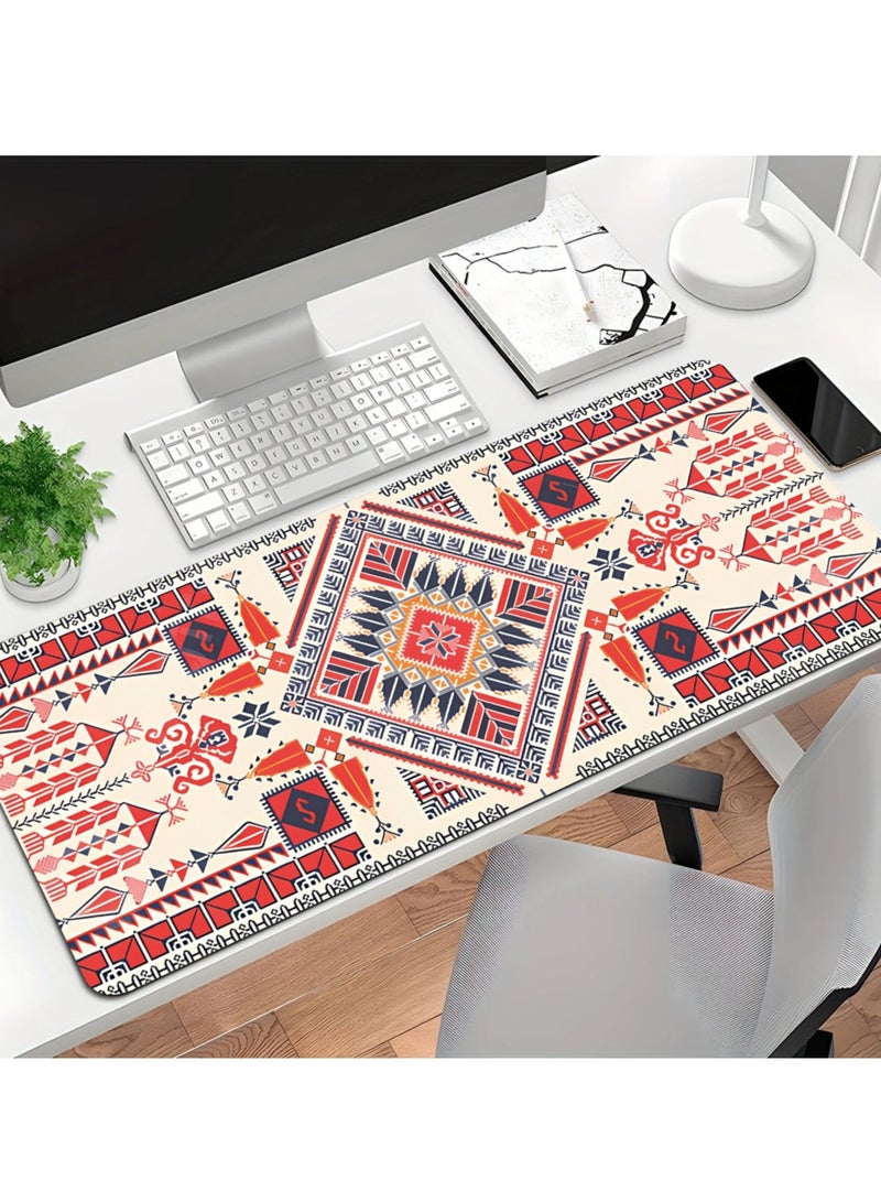 Large Desk Mouse Pad, Waterproof Gaming Mouse Pad, 900 x 400 x 3mm, Gaming Mouse Pad, XXL Desk Pad, Non-Slip Desk Pad, XL Gaming Mouse Pad, Thick Rubber Desk Pad Mouse Pad for Gaming, Office and Home Use - Image 2