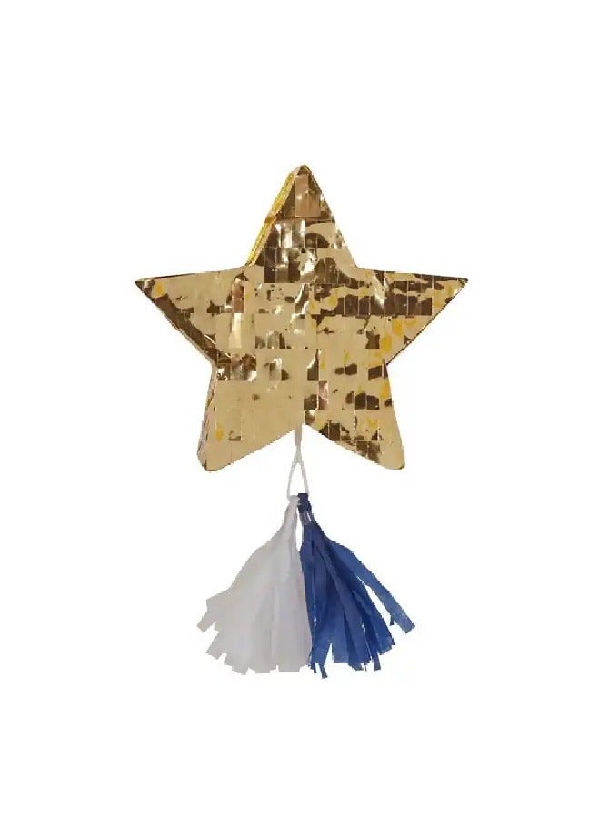 Gold Star Pinata Shaped Mini Box