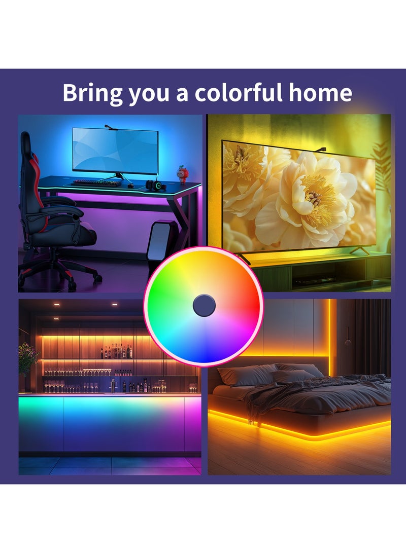 Joshberg TV LED Backlight 3.8M/12.4FT LED Strip Lights with Bluetooth APP Control Music Sync Color Changing Adapter USB Powered - Image 5