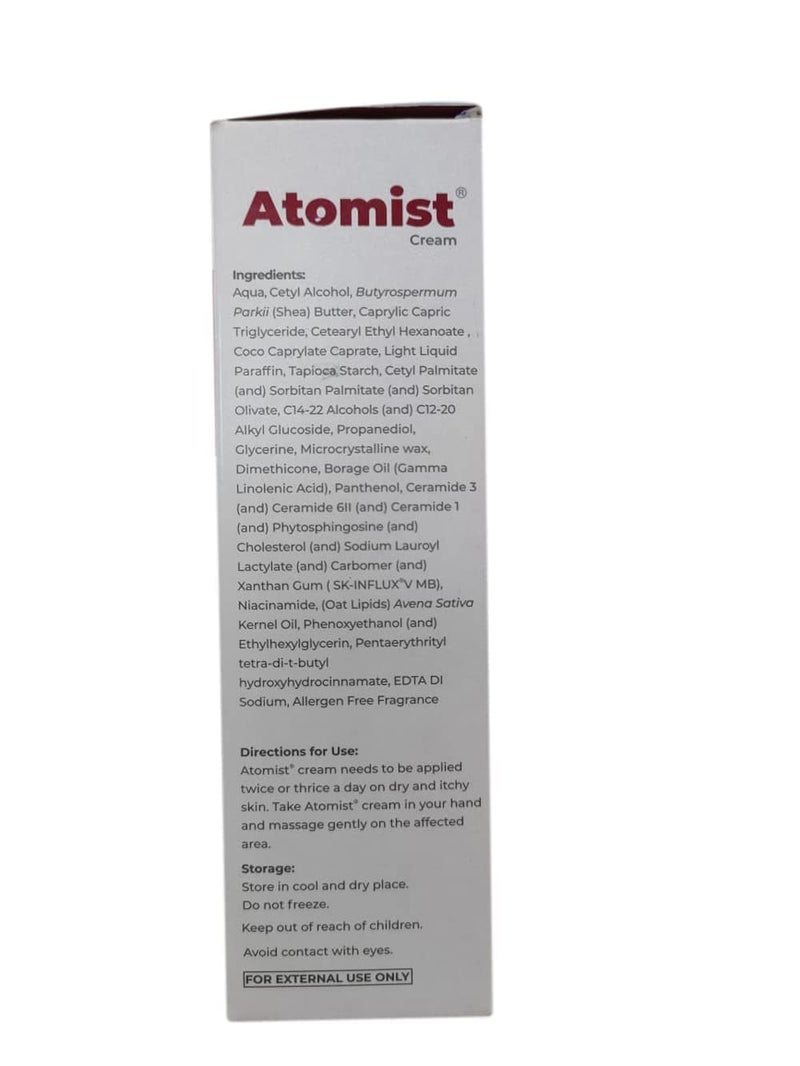 Brinton Brinton Atomist Skin Barrier Repair Cream 125 gm Enriched with Ceramides Oats Lipids GLA x Pack of 3 - Image 3
