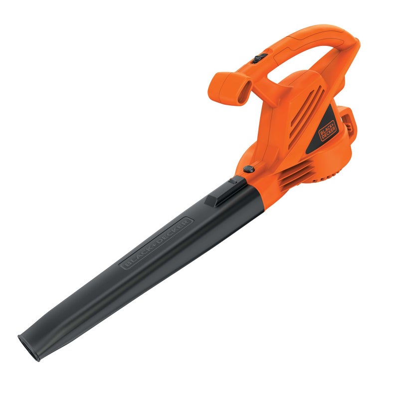 BLACK+DECKER Electric Leaf Blower, Handheld Blowers for Lawn Care, Lightweight, 180 MPH 180 CFM, 7-Amp, Corded (LB700) - Image 1