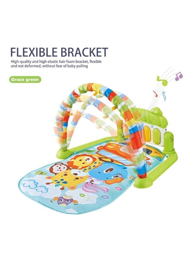 Aji Floor Gym Silicone Changing Sensory Sleeping Alphabets Pretty Puzzle Extra Large Activity Round Soft Baby Play Mats - Image 3