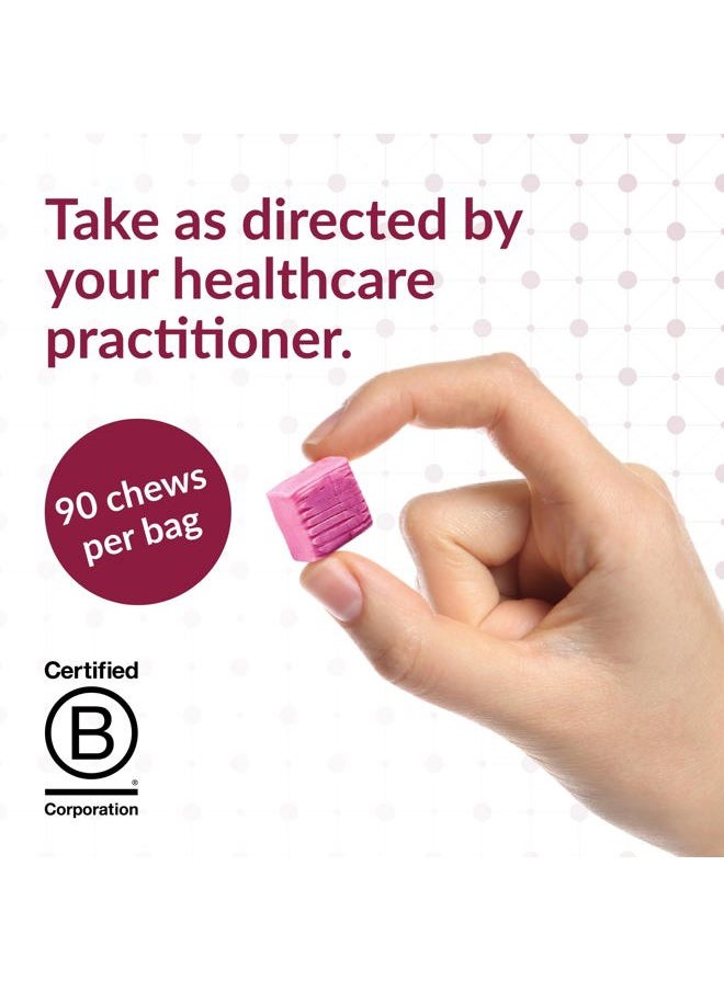 Bariatric Advantage - Calcium Citrate Chewy Bites 500 mg - for Bariatric Surgery Patients - Vitamin D3 - Sugar-Free Chewable Calcium Supplement - Bariatric Calcium Chews - Raspberry Flavor - 90 Count - Image 1