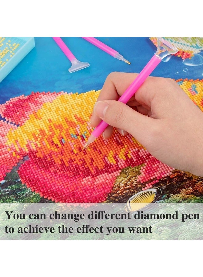 ChicAbode 8 Pcs Diamond Painting Pen Set, Multi-Size 5D Diamond Art Tool Kit with 1/3/6/9 Drill Pens & Correction Tips, DIY Rhinestone Painting Accessories for Adults & Kids - Image 5