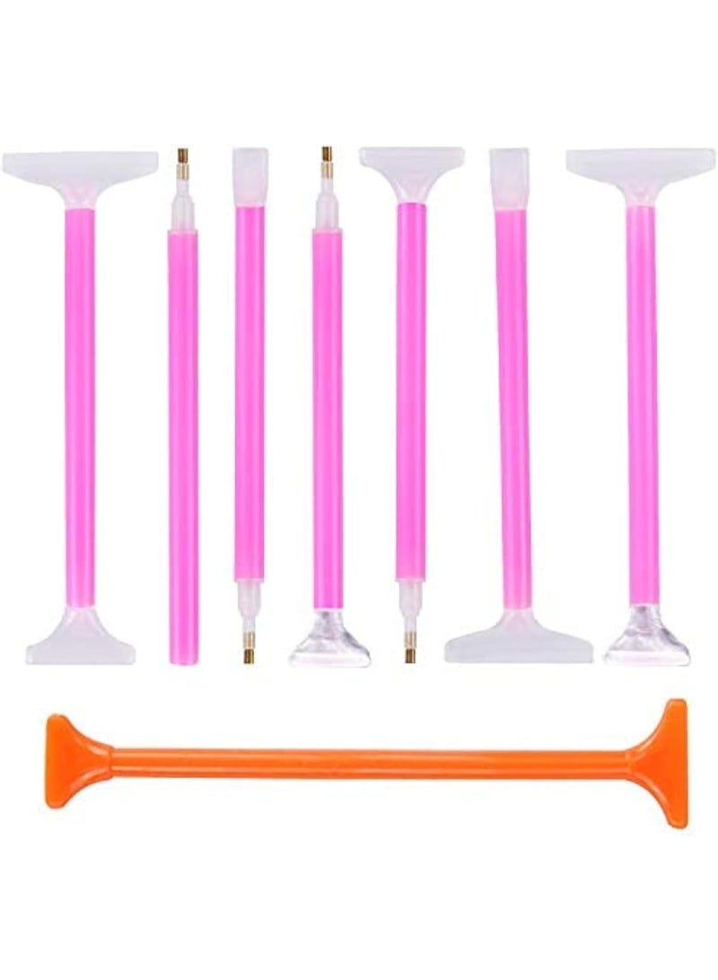 ChicAbode 8 Pcs Diamond Painting Pen Set, Multi-Size 5D Diamond Art Tool Kit with 1/3/6/9 Drill Pens & Correction Tips, DIY Rhinestone Painting Accessories for Adults & Kids - Image 1