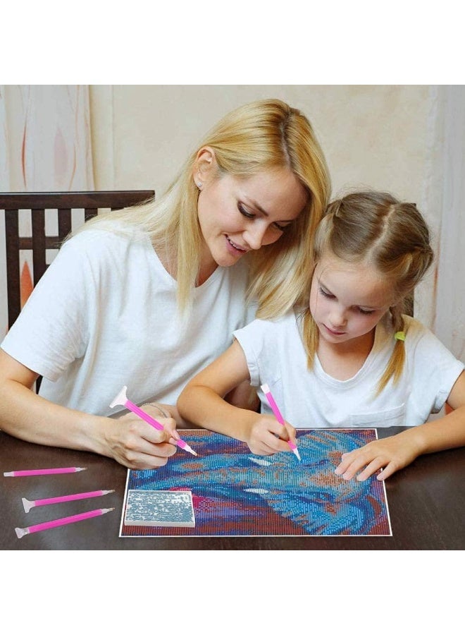 ChicAbode 8 Pcs Diamond Painting Pen Set, Multi-Size 5D Diamond Art Tool Kit with 1/3/6/9 Drill Pens & Correction Tips, DIY Rhinestone Painting Accessories for Adults & Kids - Image 4