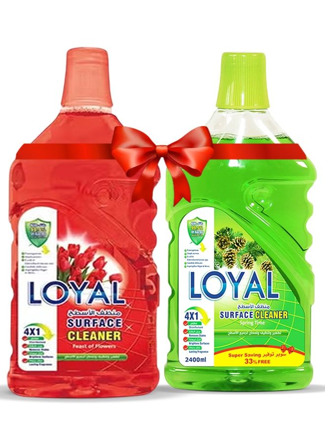 loyal Surface Cleaner 2x2400ml Spring Time + Feast of Flowers