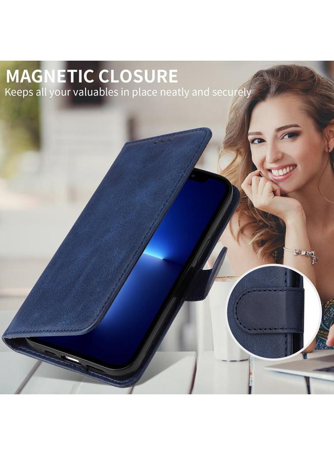 اس-توب جراب لهاتف Redmi Note 14 4G 163.25 مم جراب هاتف كلاسيكي عالمي من جلد العجل قابل للطي - Image 5