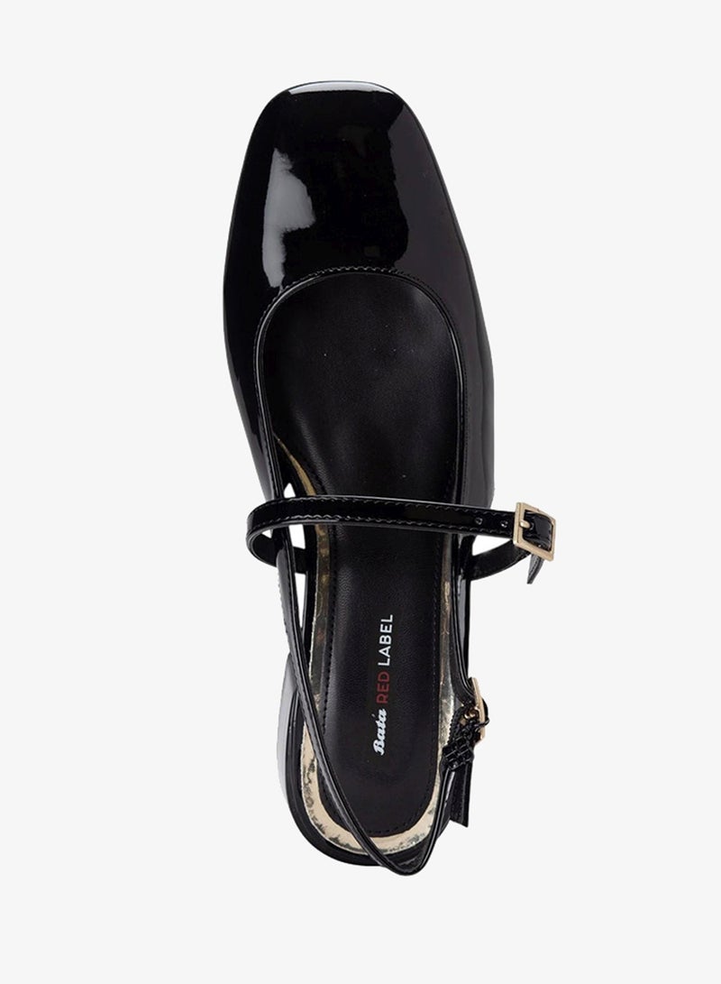 Bata Slingback Block Heeled Shoes - Image 4