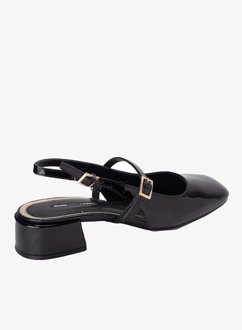 Bata Slingback Block Heeled Shoes - Image 3